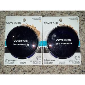 2 Covergirl‎ 705 Cg Smoothers Translucent Fair Pressed Powder Lot Pack Sealed